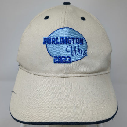 Hit Baseball Cap Beige One Size Burlington Wins 2023 Strapback Cotton Blue Hat
