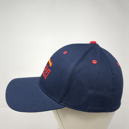 In-N-Out Burger Fitted Hat Blue Large/XL Embroidered Stretch 6 Panel