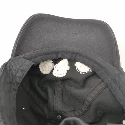 Unbranded Slideback Hat Black OSFA Adjustable Embroidered 6 Panel