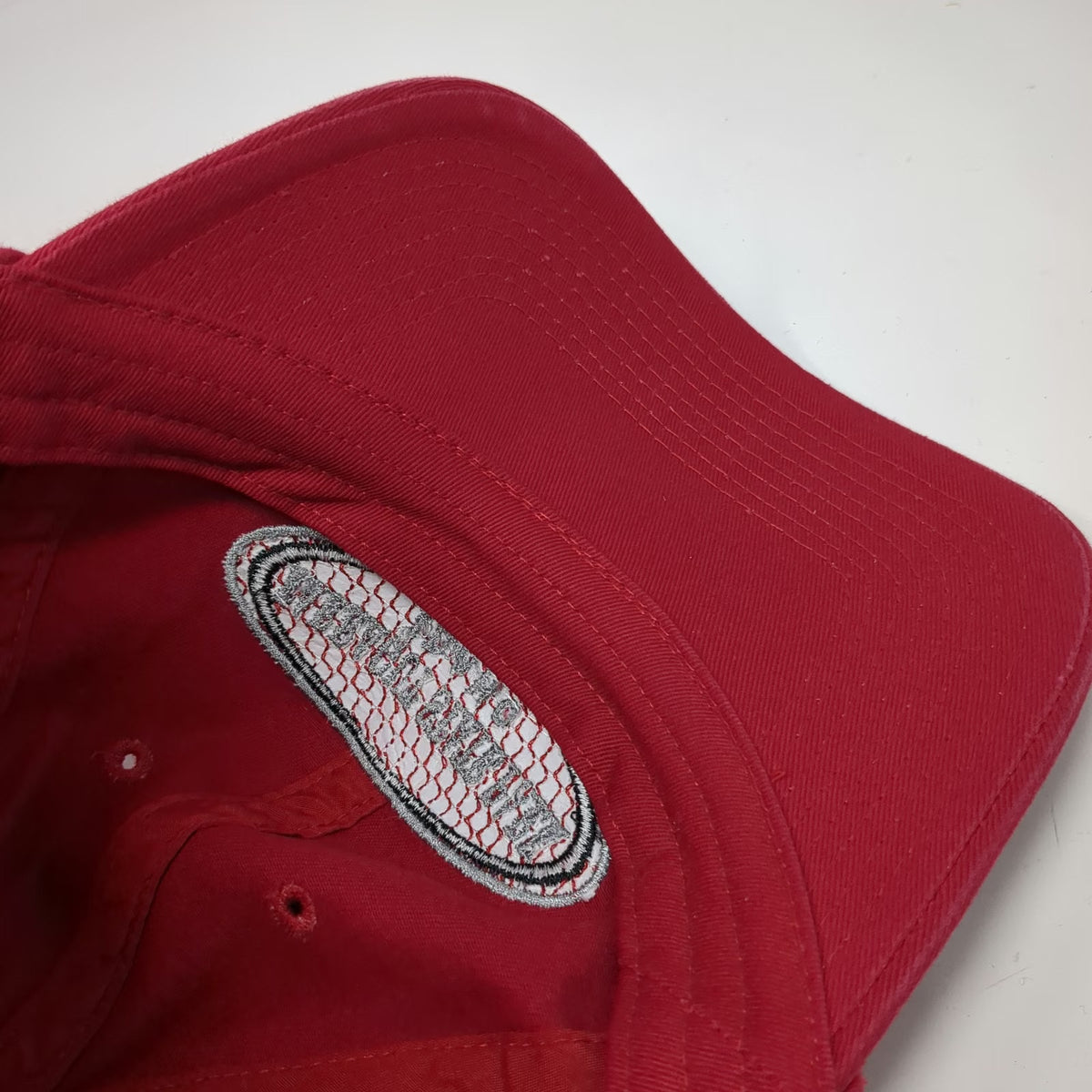 Fahrenheit Baseball Cap Red One Size Farragut State Park Idaho Cotton Patch Hat