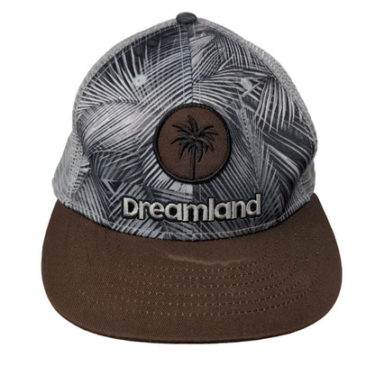 Dreamland Snapback Mesh Back Trucker Hat Multicolor One Size Palm Tree