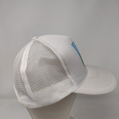 Idaho Lottery Snapback Trucker Hat Cream One Size Adjustable Mesh Back Rope