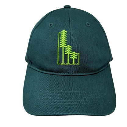 Idaho Forest Trees Strapback Hat Green OSFA Embroidered Richardson
