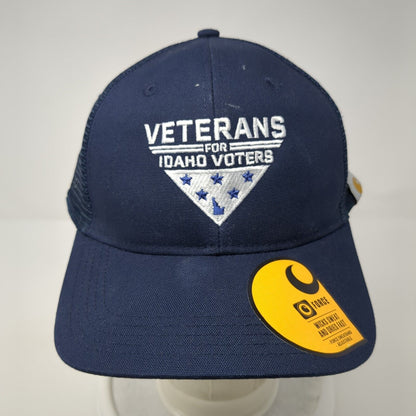 Veterans For Idaho Voters Snapback Trucker Hat Blue OS Mesh Back GForce Carhartt