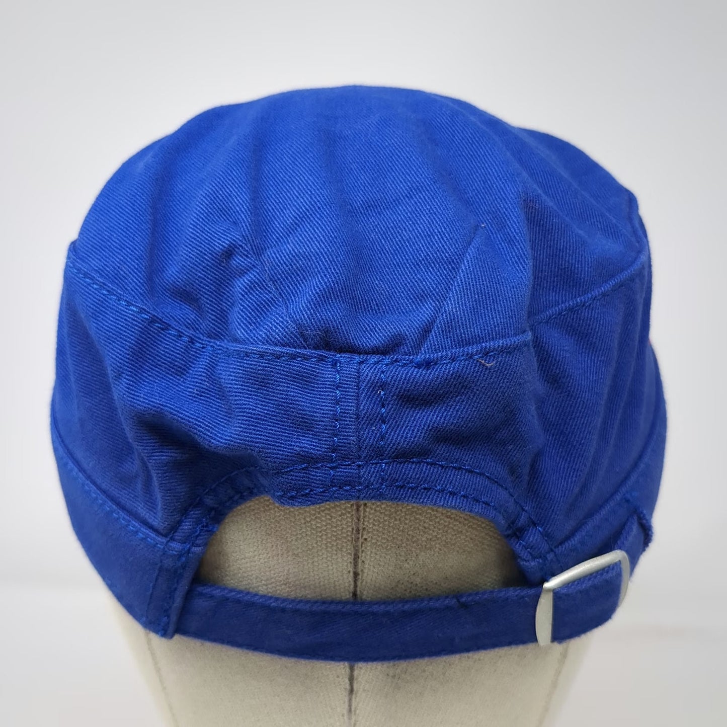 New York Giants NFL Team Apparel Army Cap Blue One Size Sequin Logo Cotton Hat