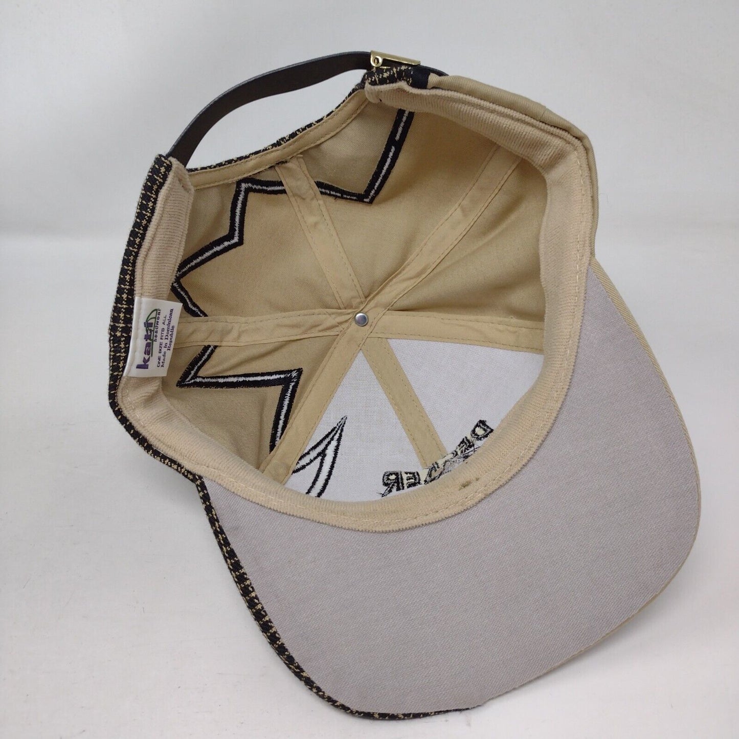 Decker Construction Slideback Hat Multicolor OSFA Adjustable Embroidered Katl