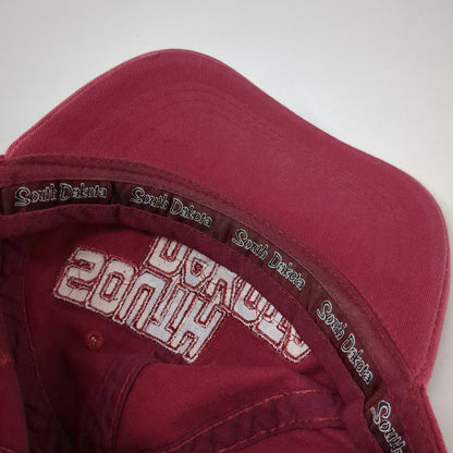 RPG South Dakota Red Baseball Cap One Size Embroidered Strapback Souvenir Hat