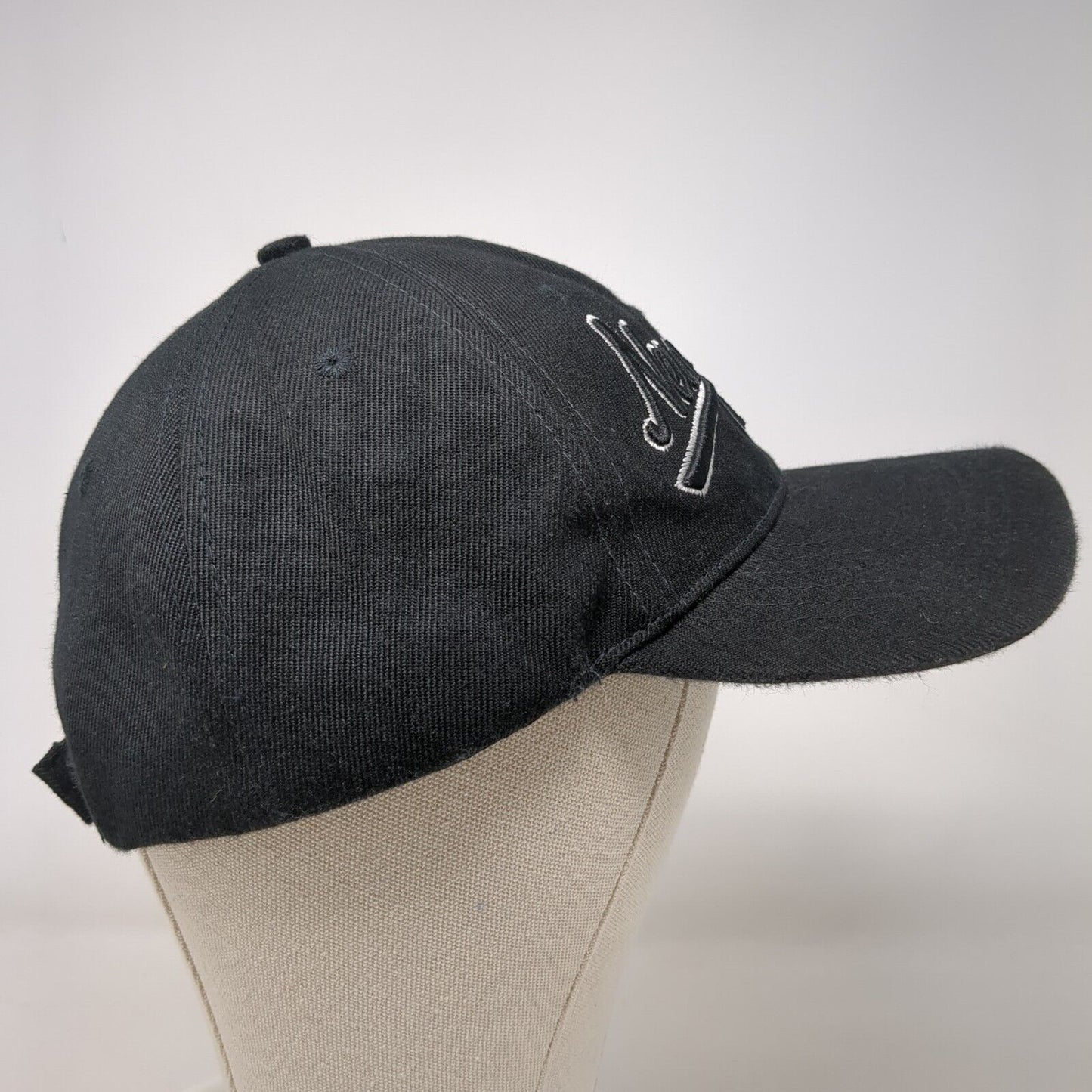 New York 1664 Strapback Hat Black OSFA Solid Adjustable Embroidered