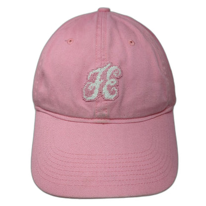 Smathers & Branson Baseball Cap Pink One Size 1965 Needlepoint Adjustable Hat