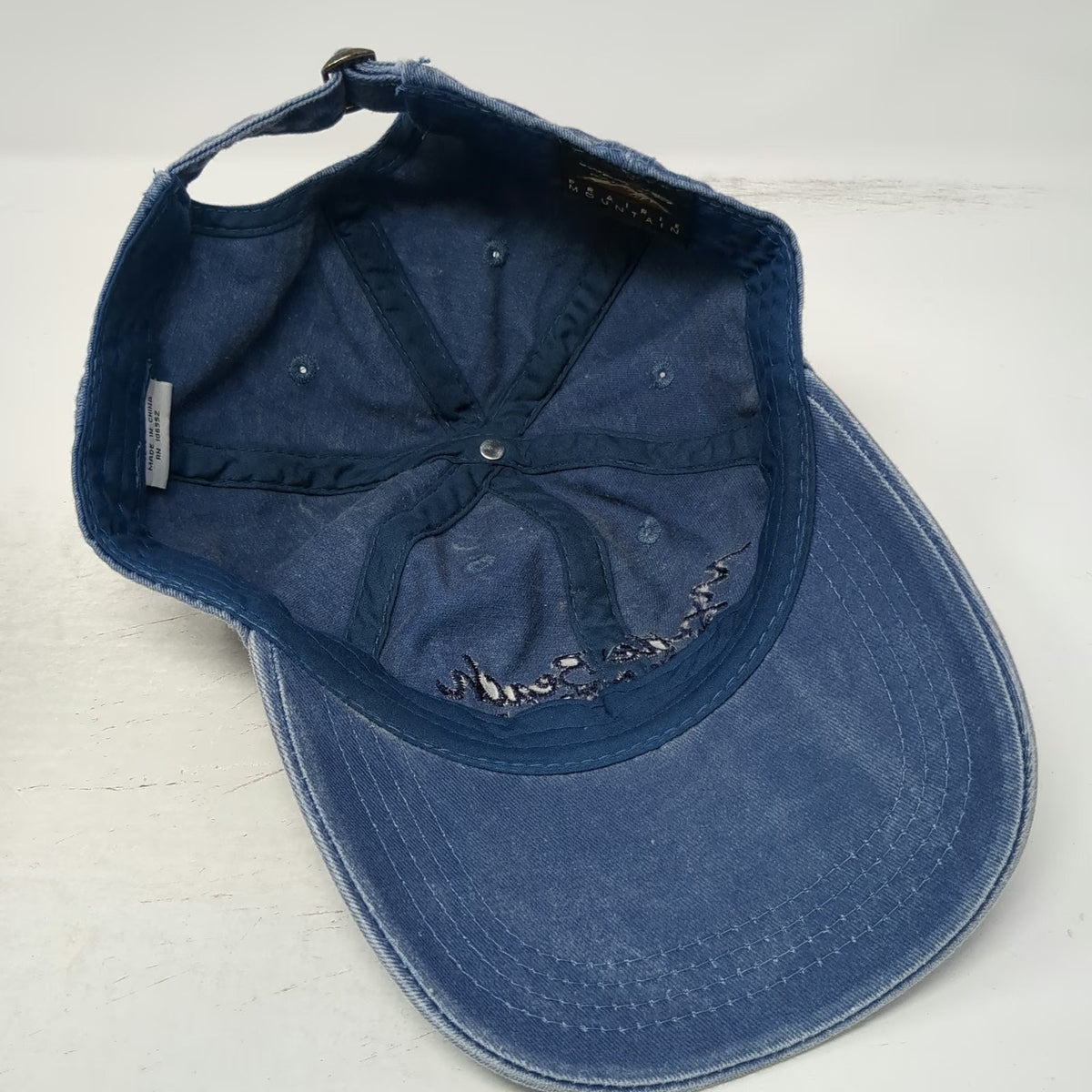 Prairie Mountain Baseball Cap Blue One Size Myrtle Beach South Carolina Hat