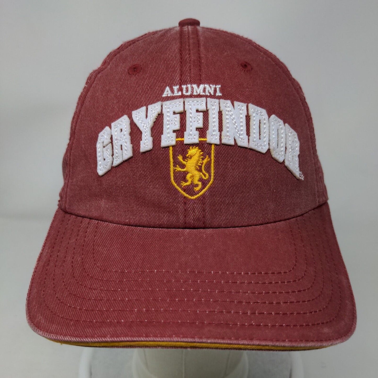 Alumni Gryffindor Slideback Hat Red OSFM Embroidered 6 Panel Harry Potter