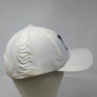 Port Authority Vikings White Baseball Cap One Size Strapback Polyester Mesh Hat