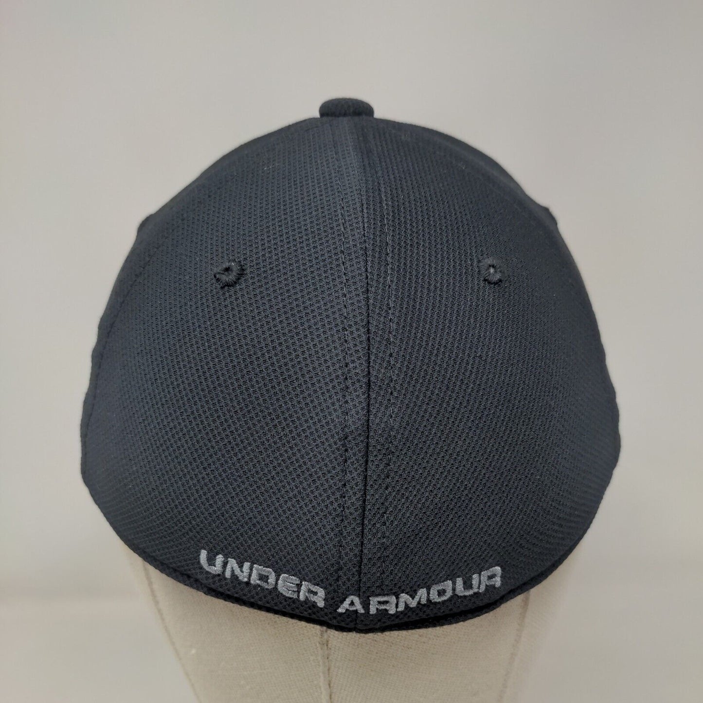 Under Armour Fitted Hat Black Youth XS/S Classic Fit Embroidered 6 Panel