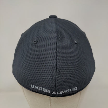 Under Armour Fitted Hat Black Youth XS/S Classic Fit Embroidered 6 Panel