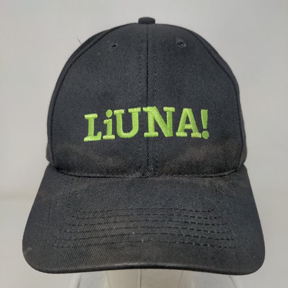 Liuna! Local 120 Fitted Hat Black Large Embroidered USA Flag Patriotic 6 Panel