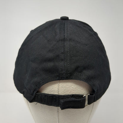Unbranded Strapback Hat Black One Size Blank Solid Adjustable Outdoor