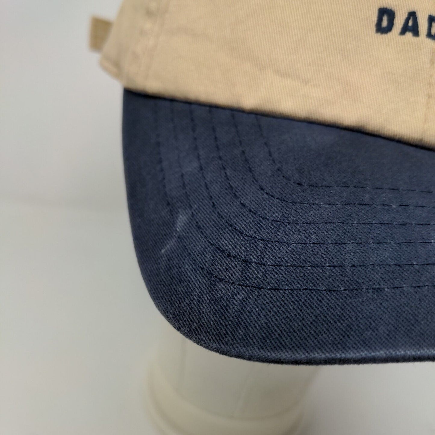 Wemco Men's Slideback Hat Tan Size OS Embroidered Dad Life Cotton