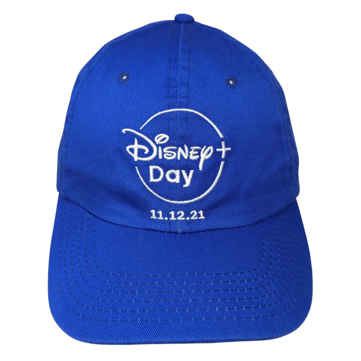 Disney+ Day 11.12.21 Strapback Hat Blue One Size Adjustable Embroidered