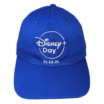 Disney+ Day 11.12.21 Strapback Hat Blue One Size Adjustable Embroidered