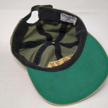 Imperial Baseball Cap Green Brown Gold One Size Vail Embroidered Hat Slideback