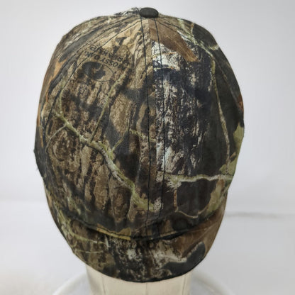 Cabela's Trapper Cap Brown M Gore-Tex Thinsulate Ear Flaps Camo Hat Vintage