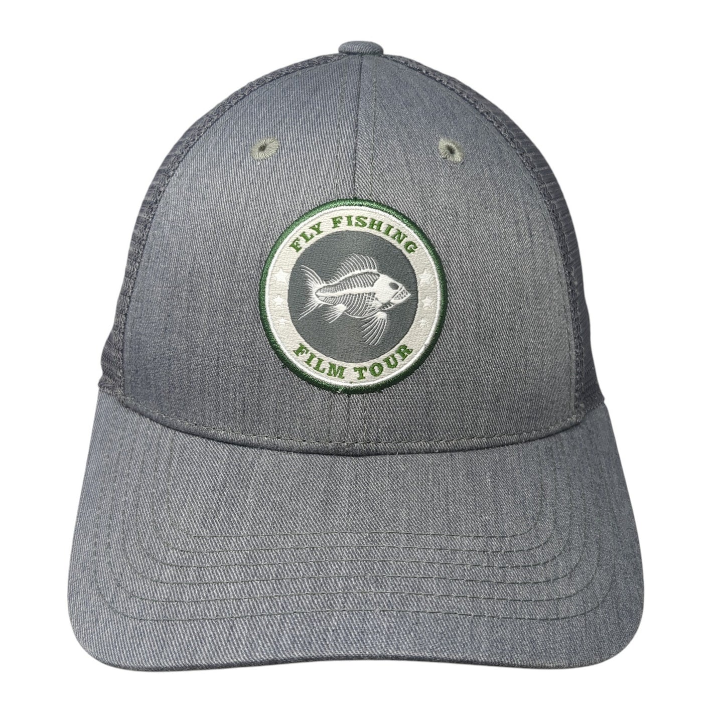 Fly Fishing Film Tour Trucker Hat Gray OS Adjustable Mesh Back Costa Del Mar