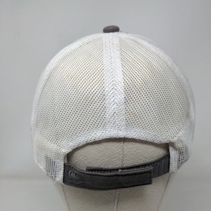 Dunn Utility Products Strapback Trucker Hat Gray One Size Adjustable Mesh Back