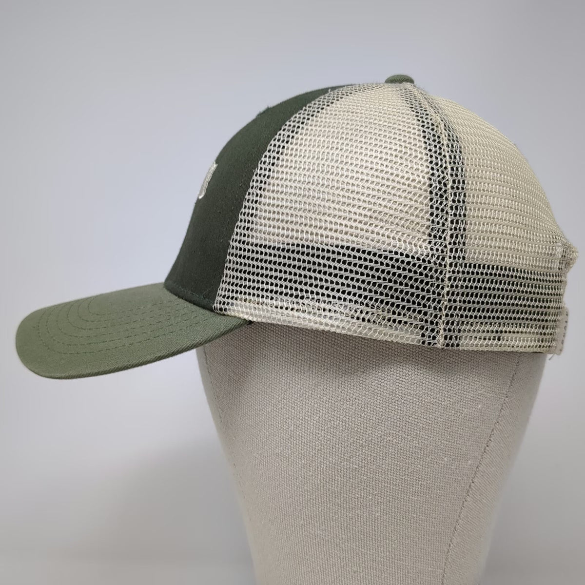 Locale Green Trucker Hat One Size Jackson Hole Wyoming Bear Mountain Logo