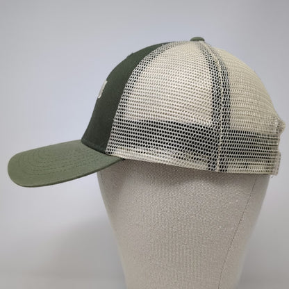 Locale Green Trucker Hat One Size Jackson Hole Wyoming Bear Mountain Logo