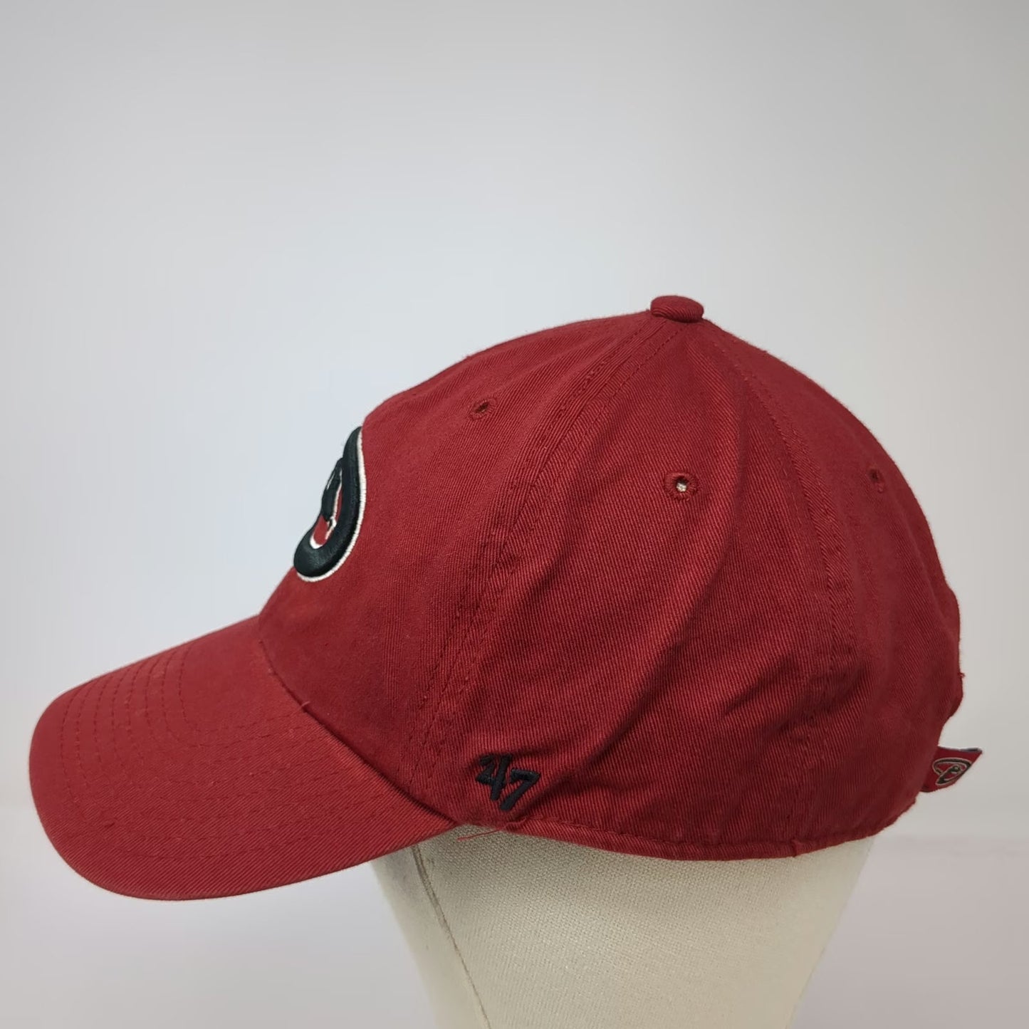 Arizona Diamondbacks MLB 47 Brand Baseball Cap Red One Size Logo Strapback Hat