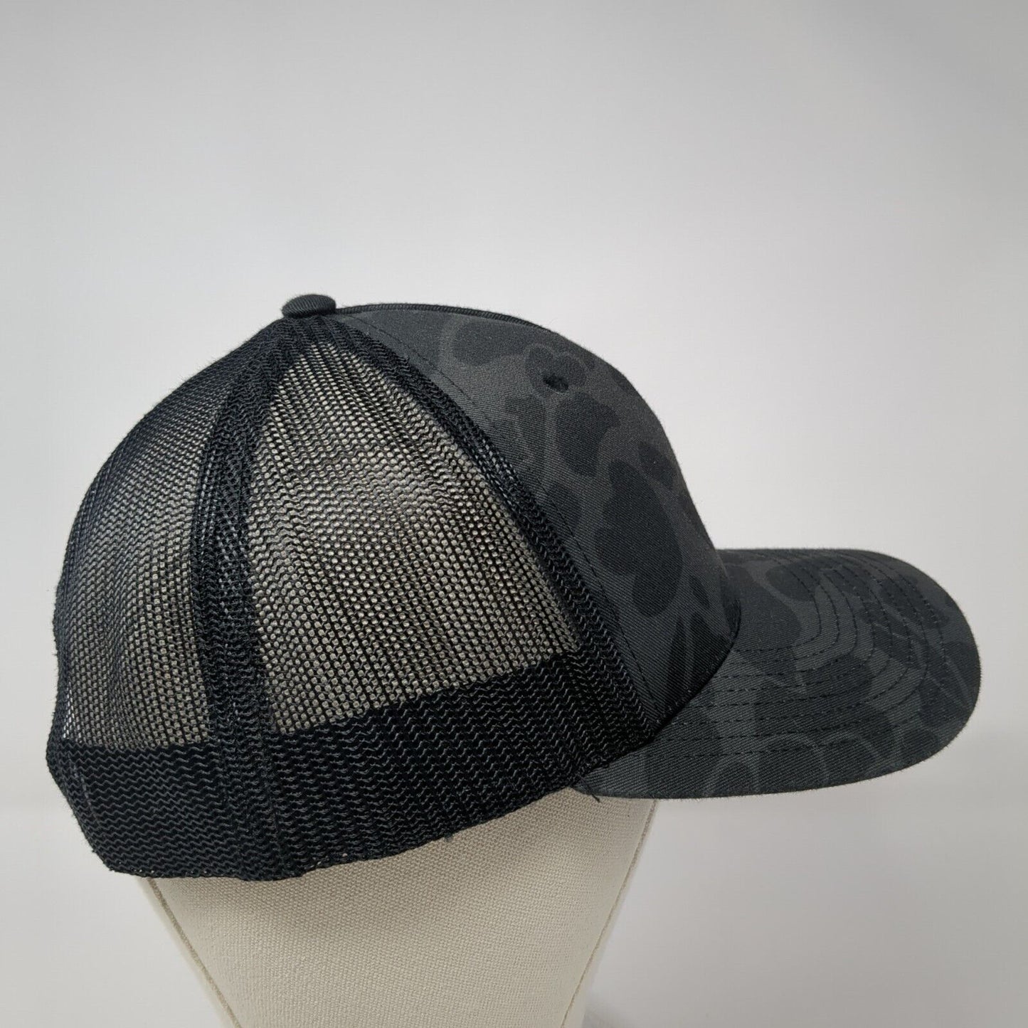 The Curb Snapback Mesh Back Trucker Hat Camouflage One Size Richardson