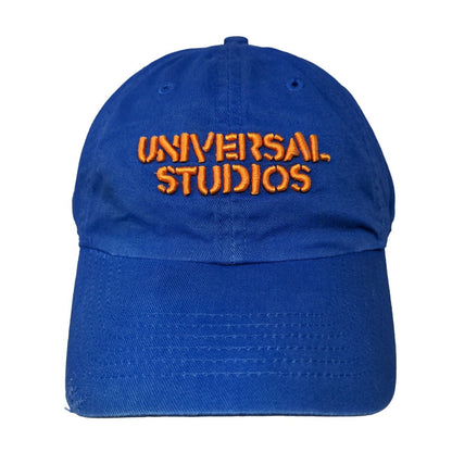 Universal Studios Slideback Hat Blue One Size Adjustable Vented Holes 6 Panel