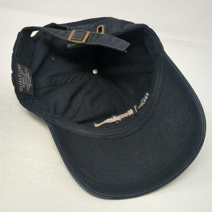 Ultra Club Baseball Cap Black One Size NH Hospitality Services Logo Cotton Hat