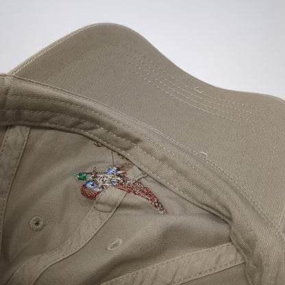Rooster Slideback Hat Brown One Size Adjustable Embroidered KC Outdoor