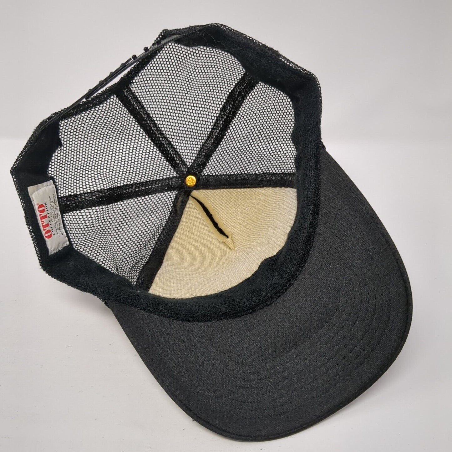 Sockeye Brewing Snapback Trucker Hat Black OS Adjustable Mesh Back Rope Otto