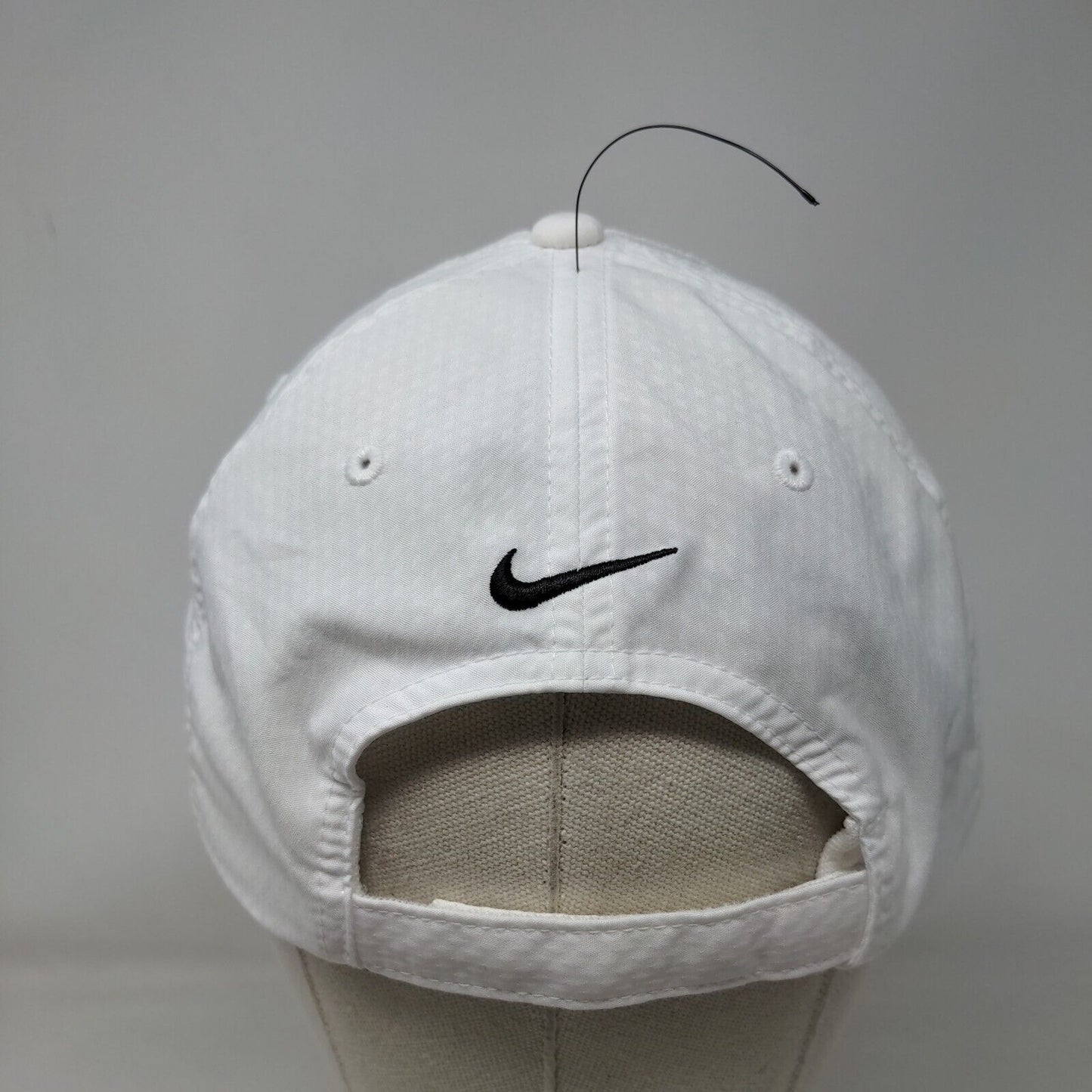 Eagle Pools Strapback Hat White One Size Adjustable Embroidered Nike Heritage86