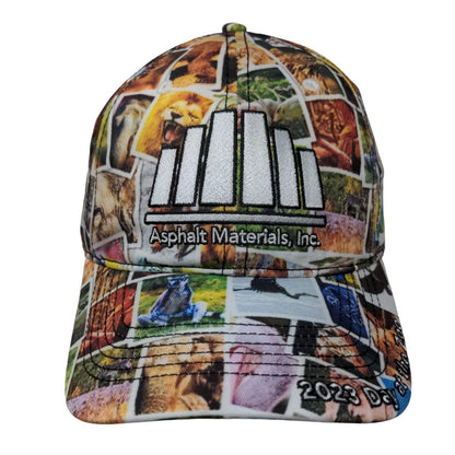 Asphalt Materials Inc. 2023 Day at The Zoo Strapback Hat Multicolor One Size