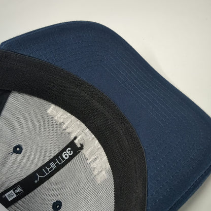 New Era 39THIRTY Blue White M Mesh Back Prime Time Auctions Baseball Cap Hat
