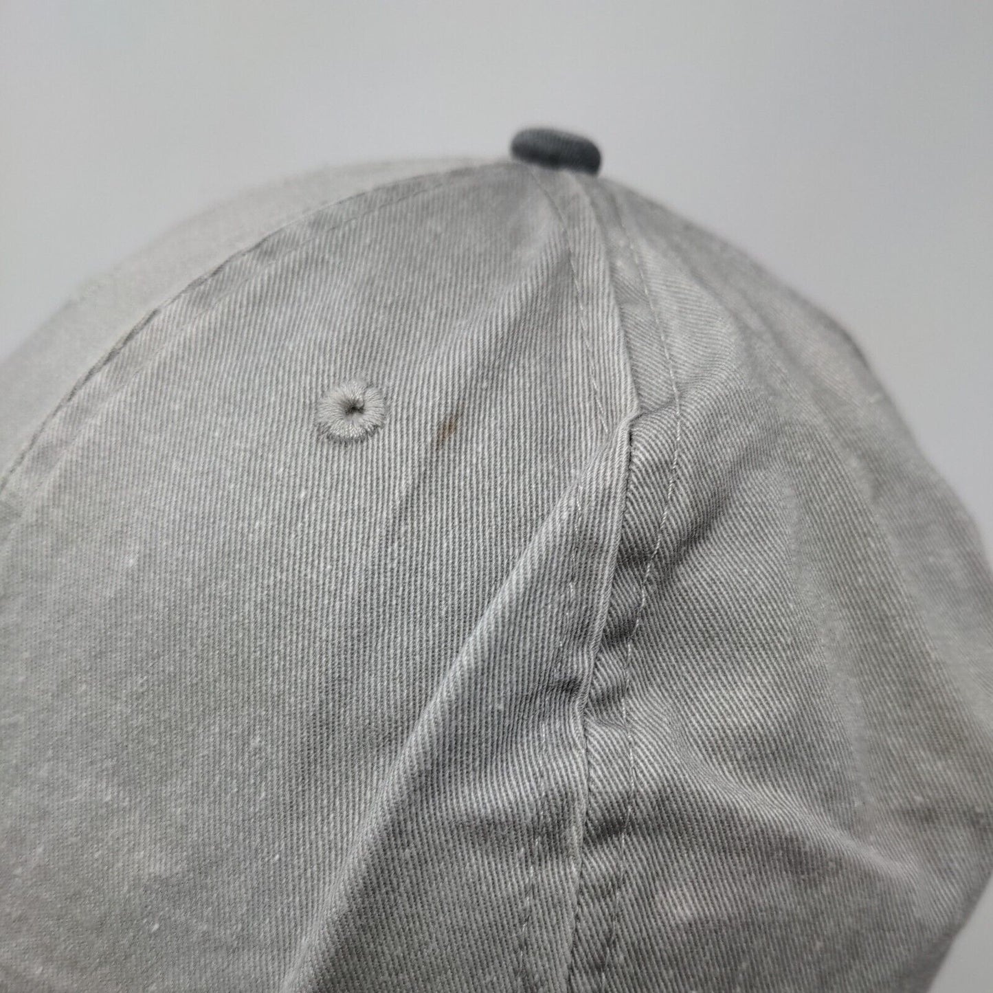 Duval St. Key West Slideback Hat Gray One Size Embroidered Colorblock
