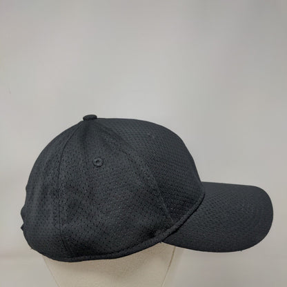 Augusta Sportswear Adult Strapback Hat Black One Size Adjustable 6 Panel Blank