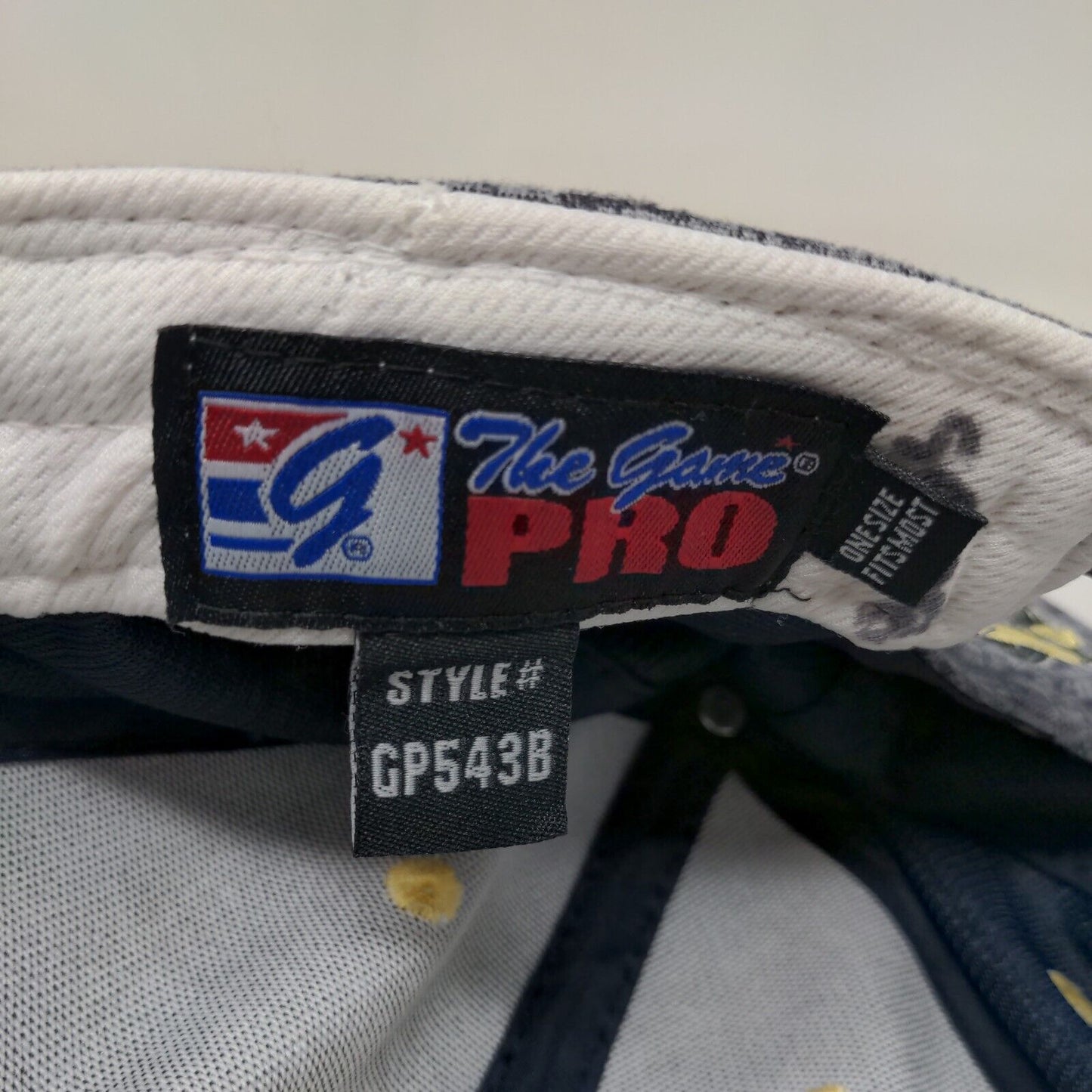 The Game Pro Men's Snapback Flat Bill Hat Multicolor OSFM Cambridge Christian