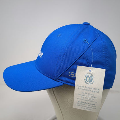 OGIO Baseball Cap Blue M Fitted Simplot Logo Stretch Fit Structured Curved Brim
