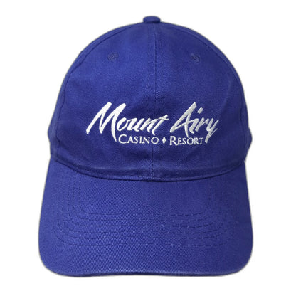 AMC Deluxe Headwear Baseball Cap Blue One Size Adjustable Strapback Hat Casino