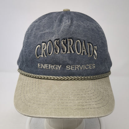 Crossroads Energy Services Snapback Hat Multicolor OS Adjustable Rope Cobra