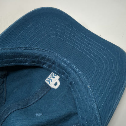 Peet's Coffee Baseball Cap Blue One Size Adjustable Cotton Slideback Hat Mug