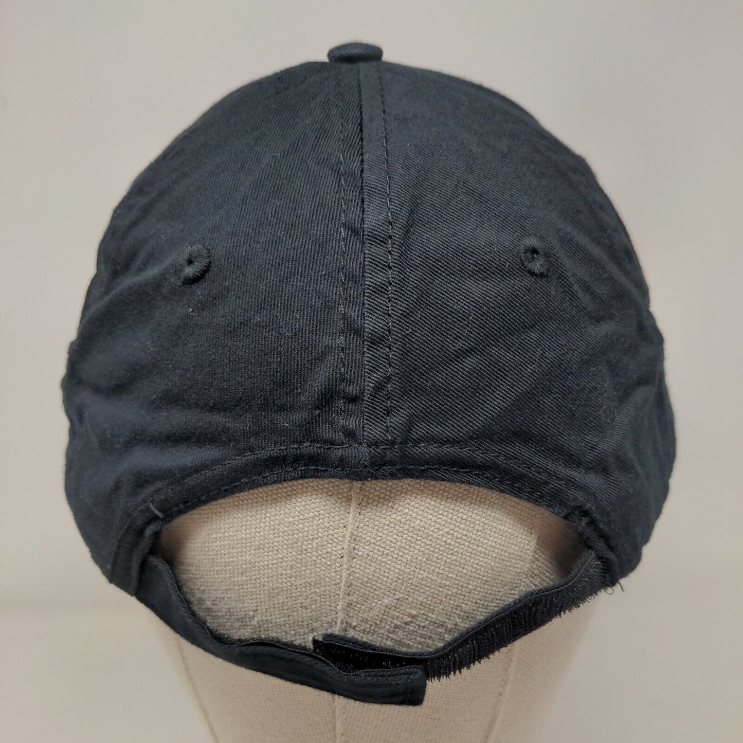Whole Foods Market Blue OSFM Strapback Hat Adjustable Embroidered Vented Holes