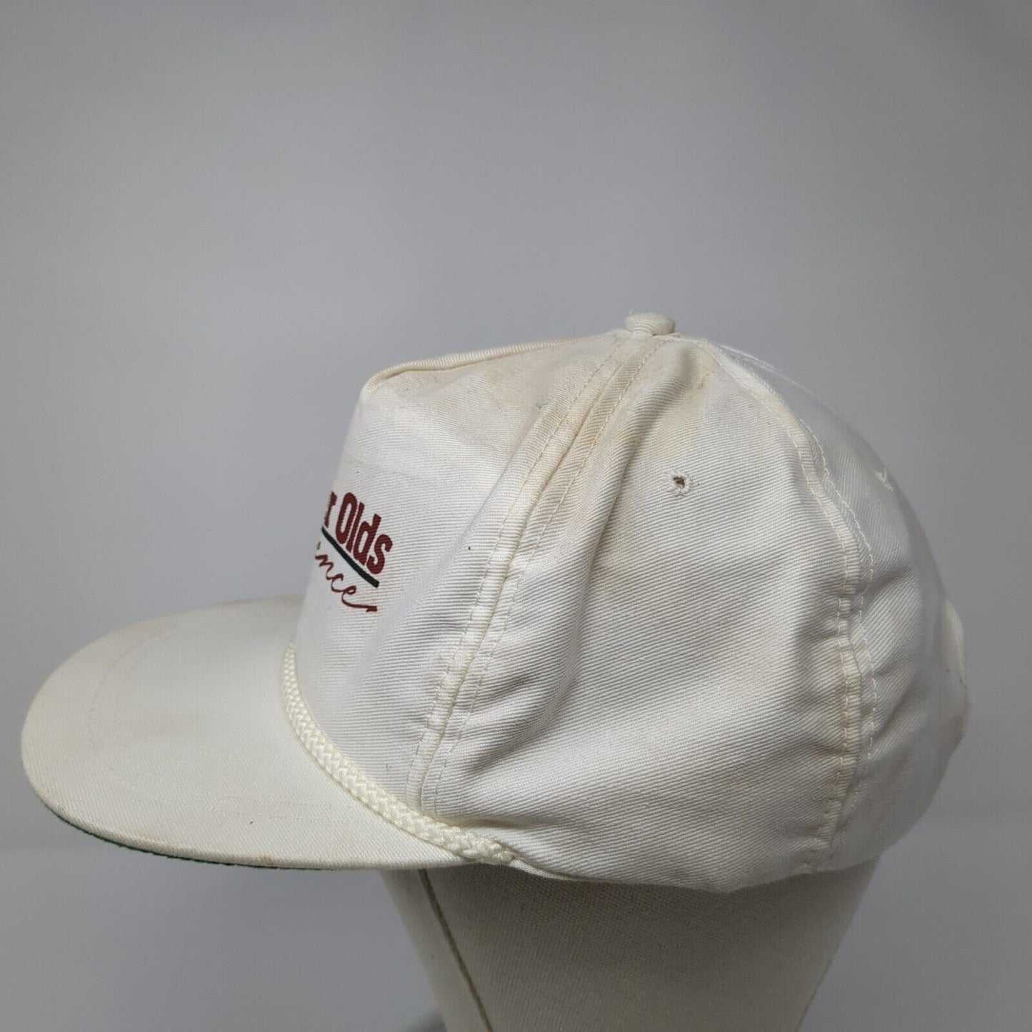 Cavender Olds Confidence Slideback Hat White One Size Adjustable 6 Panel Rope
