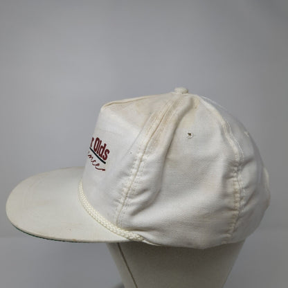 Cavender Olds Confidence Slideback Hat White One Size Adjustable 6 Panel Rope