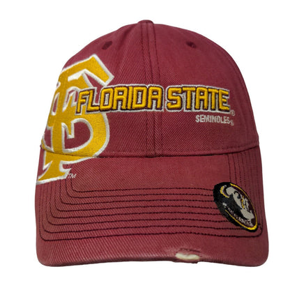 Drew Pearson Men's Strapback Hat Red Size OSFA Florida State Seminoles Logo