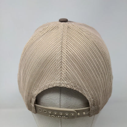 All Try Snapback Mesh Back Trucker Hat Brown One Size Richardson